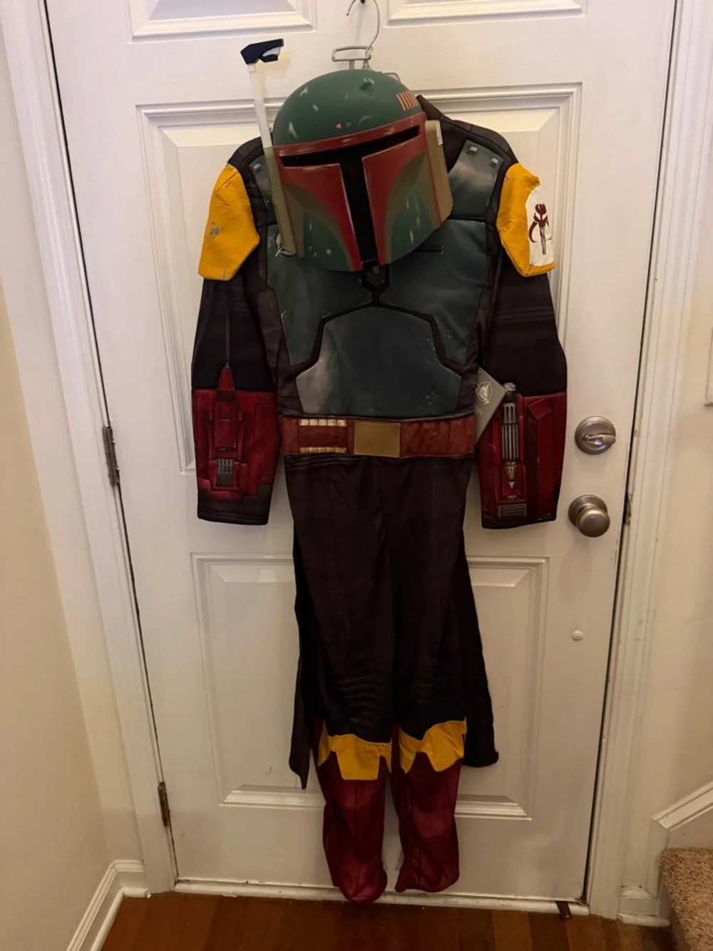 NWT! Disney Parks Store ~ Deluxe Star Wars Boba Fett Costume Adult XSM /Kids XXL - Picture 1 of 11